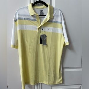 MENS NWT Callaway Opti Fit Golf Shirt - Large